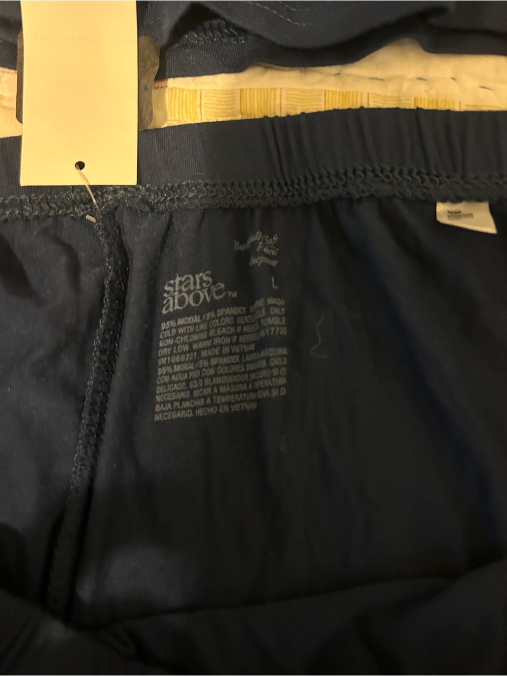 stars above Navy Blue pajama set - Picture 2 of 3